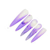 Velvet Violet Handmade Stileto Nails-S001