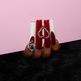 Red Metallic Nail H43-1161