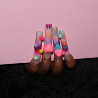 Colorful Ice Cream Nail  H44-1229