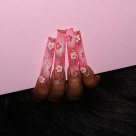 Pink Blossom Nail H44-1255