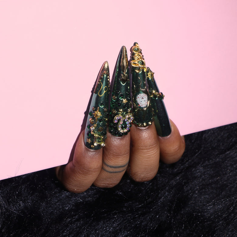 Green Gem Leo Nail S45-1296