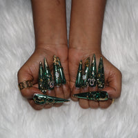 Green Gem Leo Nail S45-1296