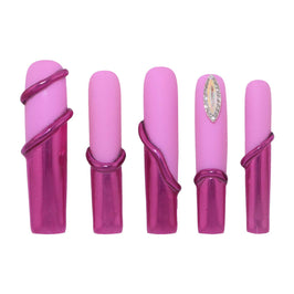 Purple Metal Nail H43-1152