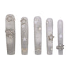 Dreamy Halo Rhinestones Handmade Square Nails H44-1211