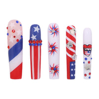 Flag Stripes Nail H44-1241