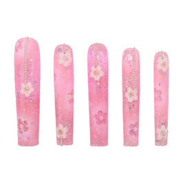 Pink Blossom Nail H44-1255