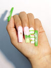 Cute Green Nails【H43-1179】