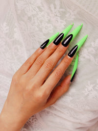 Fluorescent green magic Nails【S43-1146】