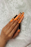 Orange chain Nails【H43-1144】