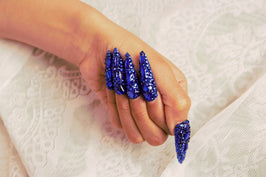 Blue diamond manicure【S31-1044】