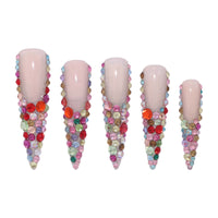 Colorful Diamond Nail S43-1115