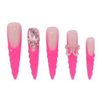 Pink Diamond Nail S45-1276