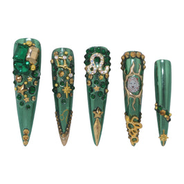 Green Gem Leo Nail S45-1296