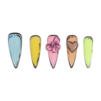 Bow Love Nail S47-1330