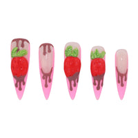 Strawberry Drop Nail S47-1340