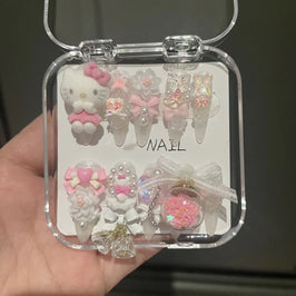 1.3"hello kitty junk nails