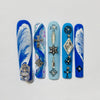 Ocean Chrome Hearts Nails H43-1153